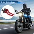 thumbnail image 2 of Palancas de freno y embrague cortas Unique Bargains para Yamaha MT-10/FZ-10 2017-2021, palanca de freno ajustable en 6 posiciones, aleación de aluminio, roja, 1 par, 2 of 7