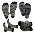 thumbnail image 5 of TINYSOME Funny Saying Crew Socks If You Can Read This Bring Me Beer Letters Hosiery Gifts, 5 of 11
