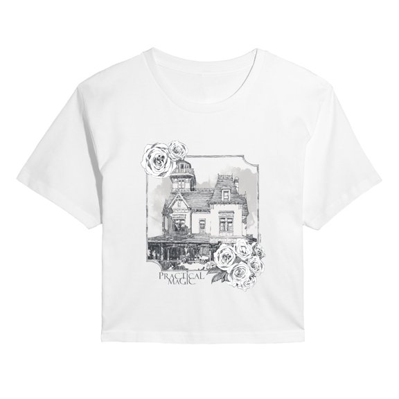 Practical Magic - Witch House Frame Cropped Graphic T-Shirt