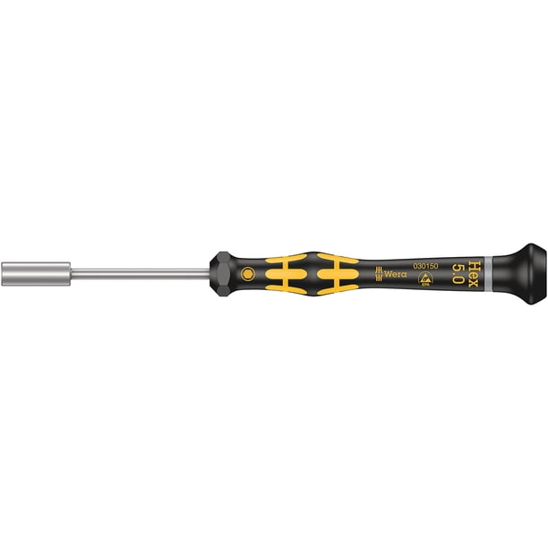 Destornillador Wera 05030150001 - Espiratuercas hexagonal (5 mm x 6 cm)
