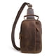 thumbnail image 3 of Bolso de cuero para el pecho Bolso de mensajero para hombre Capa superior Bolso vintage de cuero Crazy Horse para hombre Bolso de marea, 3 of 5