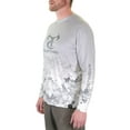 thumbnail image 2 of TrueTimber Men's Long Sleeve Sublimated Performance Fishing Tee, Viper Snow, L, 2 of 3