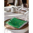 thumbnail image 6 of Grass Green Birthday Cloth Napkins Set of 4 Reusable Dinner Napkins, Colorful Confetti Ribbons Polka Dots Classroom Cocktail Napkin Washable Table Napkins for Wedding/Party/Baby Shower 20"x20", 6 of 7