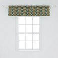 thumbnail image 2 of Ambesonne Ethnic Window Valance, Mexican Vibrant Art, 54" X 12", Multicolor, 2 of 3
