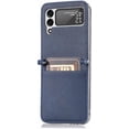 thumbnail image 3 of Case for Galaxy Z Flip 4 5G 5G,  Galaxy Z Flip 4 5G Wallet PU Leather Case with Card Holder, Shockproof Full-Body Protective Cover Phone Case for Galaxy Z Flip 4 5G 2022, Blue, 3 of 13