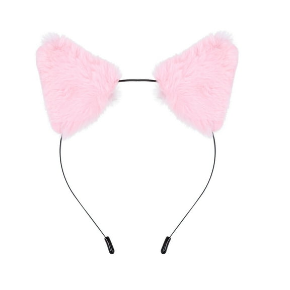 ELAYARD Pink Elastic Leopard Print Headband for Women, 1 Set - Stylish Cosplay Accessory