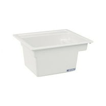 Mustee 25 Vector Multi Task Sink, 22-Inch x 25-Inch, White