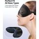 thumbnail image 4 of Antifaz para dormir, antifaz para dormir, antifaz para dormir para mujeres y hombres, copa contorneada 3D, sin presión ocular, 99% de bloqueo, antifaz para dormir con correa ajustable, venda para los, 4 of 8