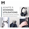 thumbnail image 5 of LLC Magnetic Coat Rack with 4 Strong Chrome Wall Hooks and Rare Neodymium Magnet, 5 of 5