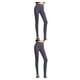 thumbnail image 3 of Minnieouse Pantalones de cintura alta para mujer de ciclismo, pantalones deportivos de poliéster para entrenamiento en casa de verano, ropa Gris L 2piezas, 3 of 6
