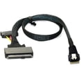 thumbnail image 1 of Cable Sff-8643 a Sff 8639, cable Mini Sas HD de 12 gb/s Cable interno Mini Sas Sff 8643 a U.2 Sff 8639 con conector de alimentación Sata hembra de 15 pines kaili Sencillez, 1 of 5