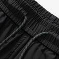 thumbnail image 5 of MELDVDIB Mens Cargo Pants Baggy Drawstring Waist Wide Leg Pant Fashion Casual Solid Color Work Trousers with Pockets Black 2XL, 5 of 6