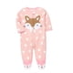 thumbnail image 2 of Footed Newborn Baby Rompers 2023 Xmas Sheep Unicorn Cartoon Printed Warm Fleece Infant Babe Pajamas Jumpsuits Sleepwear, 2 of 5