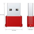 thumbnail image 4 of SNNROO USB C Female to USB A Male Adapter,Type A Charger Cable Power Converter. (2 Pack), 4 of 7