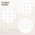 thumbnail image 3 of 4 Pack White Metal Photo Grid Wall Display - Adjustable Hanging Rack with Clips & Hooks for Photos, Notes & Home Office Decor, 3 of 5