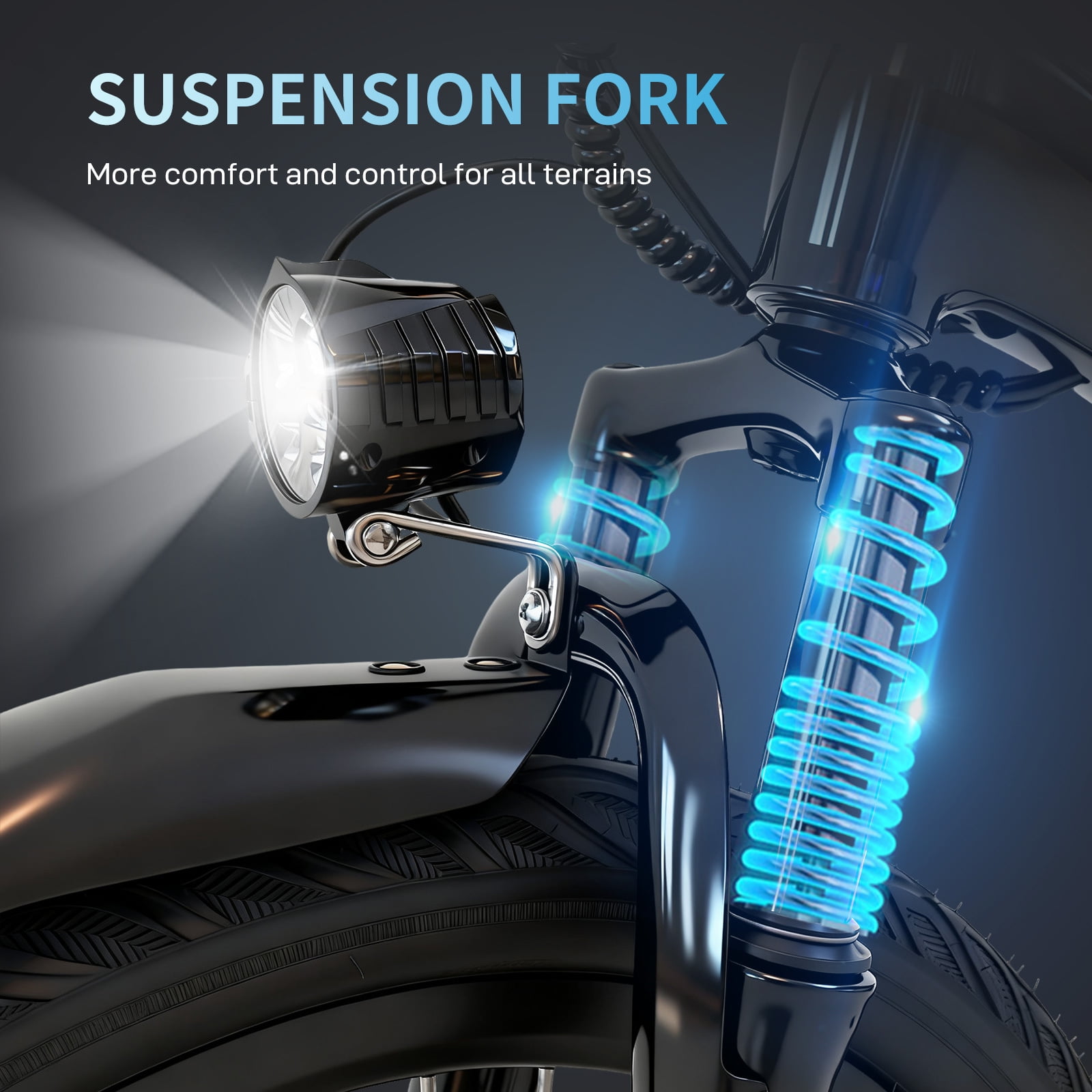 HOVERMAX 20" Electric Bike, Electric Bike for Teens, 250W Motor, 15 mph, 25 Miles Range, E-Bike, Teen Electric Bicycle, UL 2849, Black