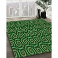 thumbnail image 2 of Ahgly Company Indoor Round Patterned Dark Forest Green Area Rugs, 7' Round, 2 of 6