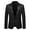 Black A, variant on Men Floral Blazer Suit Jacket Slim Fit Stretchy Satin 1 Button Sport Coat Dinner Party Prom Wedding Banquet Stylish Tuxedo