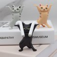 thumbnail image 3 of Jinsinto 5 Pcs Porte-Stylo Chat Décorations Chat Dansant 5 Styles Porte-Stylo PVC Mini Figurines d'Action, 3 of 5