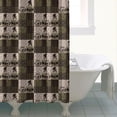 thumbnail image 4 of Multicolor Bigfoot and Camping Pattern Shower Curtain 72"x72" ,Bathroom Decorative Shower Curtains Set with 12 Hooks,Modern Waterproof Washable Shower Curtain, 4 of 6