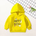 thumbnail image 2 of KPOPLK Boys Hoodies 1T 2T 3T 4T Fashion Casual Long Sleeve Winter Thick Sweatshirt with Pockets Fall Outfits Pullover Tops Yellow Size 18-24 Months, 2 of 7