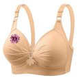 thumbnail image 5 of Wiyuqeen Bras for Women No Underwire Pink Ribbon Supportive Everyday Bras Plus Size Full Coverage Push up Bralettes, 5 of 5