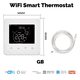 thumbnail image 4 of Termostato WiFi Tuya, Controlador de Temperatura , Termostato de Calefacción por Suelo Radiante Eléctrico, Interruptor de Control de Temperatura Táctil LED, 4 of 8
