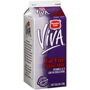 Meadow Gold Viva Fat Free Skim Milk, Half Gallon