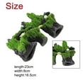 thumbnail image 3 of Fish Tank Decoration Accessories Moss Tree House Cave for Little Fish Vividly, 3 of 10