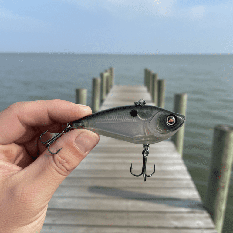 Ozark Trail Lipless Crankbait Fishing Lure, 5.5-inch, Black Shad