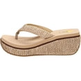 thumbnail image 2 of Volatile Women's Island Wedge Thong Sandal (Natural, 11), 2 of 7