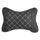 thumbnail image 3 of Reposacabezas de cuero sintético para coche, cojín de apoyo para el cuello, accesorios para el asiento, almohada de seguridad negra para coche, decoración universal, 3 of 5