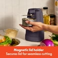 thumbnail image 4 of bella Electric Can Opener with Stainless Steel Cutting Blade and Cord Storage, Plum, 4 of 8