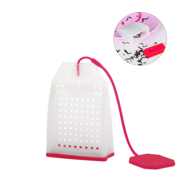 HINTRMENT 1Set Fine Tea Infuser Transparent Silicone Tea Cup Infuser for Tea Lovers