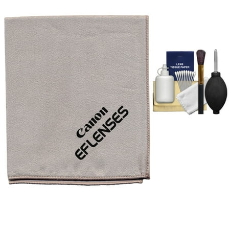 Canon Microfiber Cloth, Hurricane Blower, Brush, Fluid & Tissue Cleaning Kit for EF Lenses & EOS 6D, 70D, 7D, 5DS, 5D Mark II III, Rebel T5, T5i, T6i, T6s, SL1 DSLR Camera Canon Microfiber Cloth, Hurricane Blower, Brush, Fluid & Tissue Cleaning Kit for EF Lenses & EOS 6D, 70D, 7D, 5DS, 5D Mark II III, Rebel T5, T5i, T6i, T6s, SL1 DSLR Camera