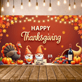 thumbnail image 5 of Decorative Design Happy Thanksgiving Banner Fall Theme Autumn Decorations for Family Gathering Seasonal Celebration Home Decor, 5 of 9