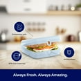 thumbnail image 2 of Tupperware Polypropylene Sandwich Keeper 2-Container Set, Dishwasher Safe and BPA Free (2 Hinged Containers), 64 cubic_inches, 2 of 2