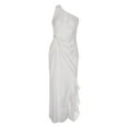 thumbnail image 2 of Wedding Guest Dresses for Women Elegant One Shoulder Slit Maxi Dress Cocktail Party Long Dress, 2 of 6