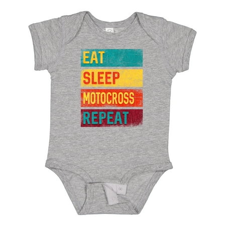 

Inktastic Eat Sleep Motocross Sports Gift Baby Boy or Baby Girl Bodysuit