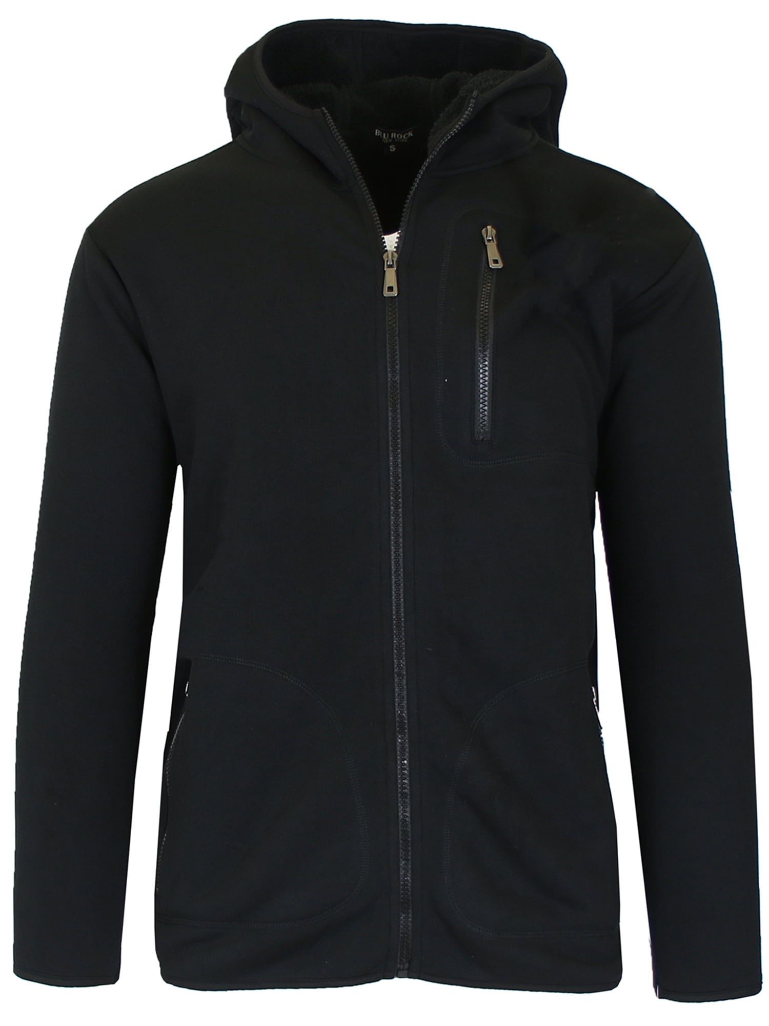 Men's sherpa top pullover walmart