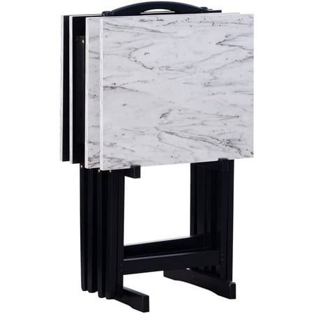 

Tray Table Set 15.75 D x 18.9 W x 26.38 H White