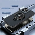 Case for iPhone 11 with Builtin Ring Holder Stand & Glass Camera Lens