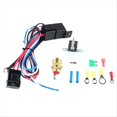 thumbnail image 4 of 175-185 Degree 40A Engine Cooling Radiator Fan Thermostat Temperature Switch Relay Kit Sensor Relay Kit,1 Set x Electric Cooling Radiator Fan Relay Kit, 4 of 5