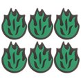 thumbnail image 1 of 6Pcs Fire Shaped Tennis Racket Damper Tennis Racket Silicone Shock Absorber Racket Supply, 1 of 9