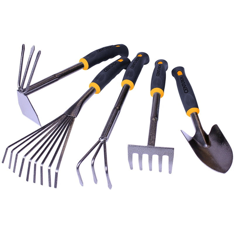 Shovel Rake Rubber Handle Extension Rod Steel Head Kids Tool Mini Garden Digging