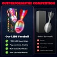 thumbnail image 3 of Beefunni Glow in the Dark Football, LED Light up Football,Outdoor Toys for Boys Girls Age 6 7 8 9 10+ Years Old, Outdoor Sports Activity Night Play, Gift for Kids, 3 of 8