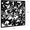 thumbnail image 2 of 12 separadores colgantes de plástico para habitación, sala de estar, comedor, bar, escuela, hotel, decoración (negro, 40 x 40 cm) JAMW Sencillez, 2 of 4