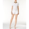thumbnail image 1 of DL1961 Womens Karlie Tencel Cuffed Denim Shorts, 1 of 3