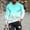 Mint Green, variant on Azrian Men's Casual Pullover Long Sleeve Men Casual Round Neck Long Sleeve Pullover Printed T-Shirt Blouse Tops