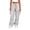 Silver_11, variant on Axiiglly Cargo Pants for Women, Casual Drawstring Elastic Waist Black Work Pants with Multi Pockets, Baggy Stretchy Straight Leg Hiking Streetwear, XXS-2XL